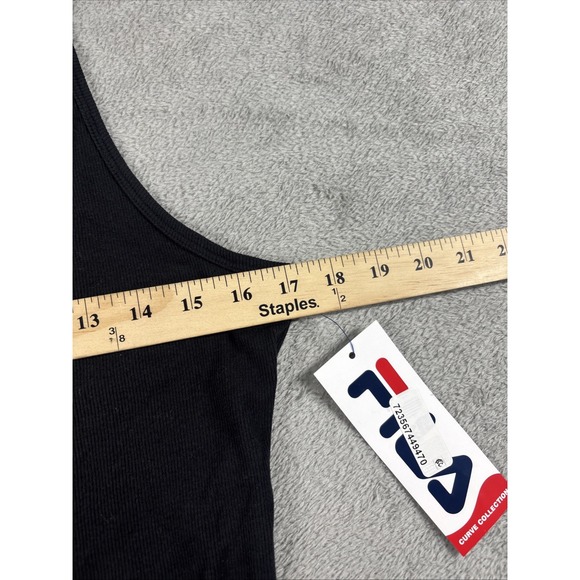Fila Plus Size Higher Power Tank Top Black Size 2X New - Picture 8 of 14
